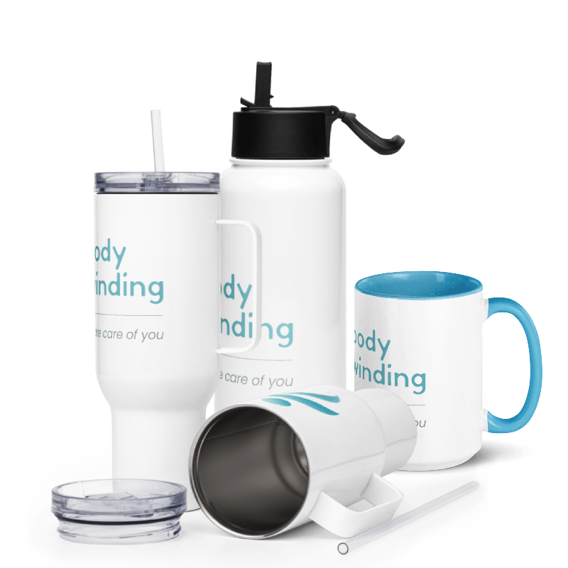 Body Unwinding Mugs and Bottles